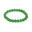 Bratara din Agat Verde 4-4,5mm, pe elastic, 19cm, sfere mate