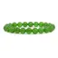 Bratara din Agat Verde 6mm, pe elastic, 19cm, sfere
