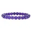 Bratara din Ametist 4-4,5mm, pe elastic, 19cm, calitate A++