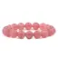 Bratara din Aventurin Rosu 6mm, pe elastic, 19cm, sfere