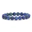 Bratara din Azurit 6mm, pe elastic, 19cm, sfere mate
