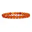 Bratara din Carneol 6mm, pe elastic, 19cm, sfere mate