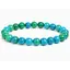 Bratara din Crisocola 4-4,5mm, pe elastic, 19cm, sfere