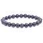 Bratara din Goldstone Albastru 6mm, pe elastic, 19cm, sfere