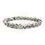 Bratara din Jasp Dalmatian 4-4,5mm, pe elastic, 19cm, sfere mate