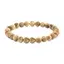 Bratara din Jasp Peisaj 8mm, pe elastic, 19cm, sfere mate