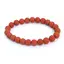 Bratara din Jasp Rosu 4-4,5mm, pe elastic, 19cm, sfere mate