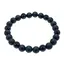Bratara din Obsidian si Onix Mat 10mm, pe elastic, 19cm, sfere mate si lucioase