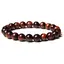 Bratara din Ochi de Taur 8mm, pe elastic, 19cm, sfere