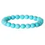 Bratara din Turcoaz Albastru 8mm, pe elastic, 19cm, sfere