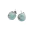 Cercei cu surub larimar semisfere 8mm