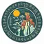Abtibild sticker cu cele trei capre pe munte 2023 – mare