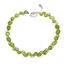 Bratara Peridot briolete 4-5mm si argint 925