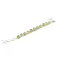 Bratara unicat cu peridot si argint 925, 12mm latime