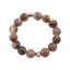 Inel pe elastic cu llanit si argint 925, sfere 3-4mm