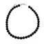 Bratara Turmalina neagra sfere 4-5mm si argint 925
