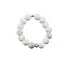 Inel pe elastic cu howlit si argint 925, sfere 4mm