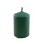 Lumanare din parafina, stalp, verde, 6,5cm