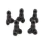 Statueta falus obsidian 25mm