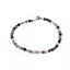 Bratara agat mov dantelat sfere fatetate 4mm