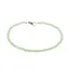 Bratara agat verde peridot sfere fatetate 3mm