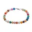 Bratara mix agate colorate sfere mate 6mm