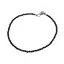Bratara onix negru sfere fatetate 2mm