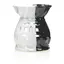 Vas aromaterapie din ceramica alb si negru, AR102A
