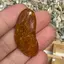 Chihlimbar rulat, cristal natural unicat, A10