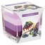 Lumanare parfumata Bispol in trei culori, pahar patrat - Blueberry Cheesecake