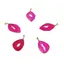 Pandantiv Agat roz cu montura aurie, 3-4cm