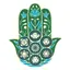 Abtibild sticker Feng Shui pentru forta vitala cu Mana lui Hamsa 2024 – mare