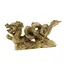 Statueta Feng Shui Dragon cu perla pe apa din rasina 15cm