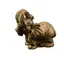 Statueta Feng Shui Elefant din rasina aurie, mic model 4 - 5cm