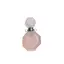 Pandantiv cristal natural Cuart roz sticluta model 1 cu agatatoare argintie, 3,5cm