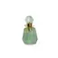 Pandantiv cristal natural Fluorit verde sticluta model 2 cu agatatoare aurie, 4,2cm
