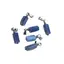 Pandantiv cristal natural Kianit brut tubular, 24mm