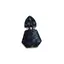 Pandantiv cristal natural Rubin in zoisit sticluta model 2 cu agatatoare argintie, 4,5cm