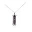 Pandantiv cu varf si chipsuri din cristal natural Ametist, 6cm