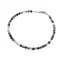 Bratara cristale naturale sfere Cuart turmalinat, 3mm