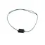 Bratara cu snur Turmalina neagra bruta, 13mm