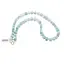 Colier Larimar cub 7-8mm si discuri fatetate 2mm