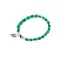 Bratara Onix verde discuri 5-6mm si discuri fatetate 4mm