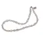 Colier cristale naturale Cuart roz fatetat 8-10mm si discuri 4mm
