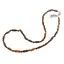 Colier cristale naturale Ochi de tigru tub 10-14mm si sfere 4mm
