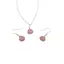 Set Cercei cu agatatoare si pandantiv Aventurin rosu briolete si Argint 925, 11mm