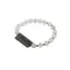Bratara cristale naturale Piatra lunii 8mm si Labradorit 25mm cu bumbi aurii pe elastic