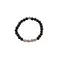 Bratara cristale naturale sfere Roca vulcanica si Cuart fumuriu pe elastic, 6mm