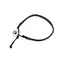 Bratara wrap Turmalina neagra sfere fatetate 4mm