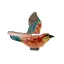 Magnet papagal multicolor, 10cm